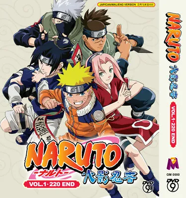 Dvd Anime Naruto Complete Tv Series Vol.1-220 English Dubbed Reg All + Free Dvd • $39.59