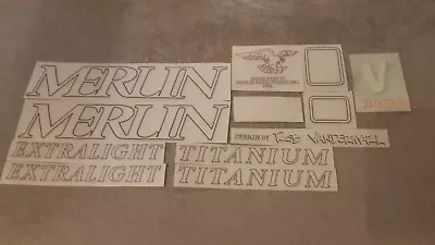 MERLIN Titanium Reproduced Decals • $35