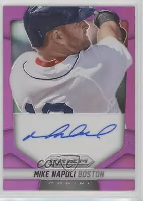 2014 Panini Prizm Auto Purple Prizm /99 Mike Napoli #MN Auto • $13.76