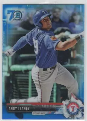 2017 Bowman Chrome Andy Ibanez 70th Blue /200 • $3.49