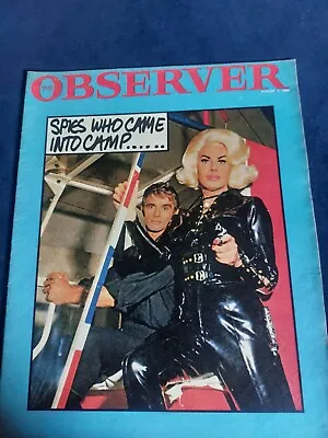 Vintage OBSERVER Magazine 7th AUGUST 1966 Camp Spies Avengers U.N.C.L.E. ST54 • £15