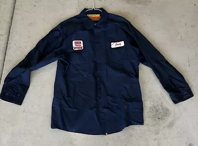 Vintage 90s GMC Truck Mechanic  Auto Shop Men's Medium - Long Sleeve Shirt • $11