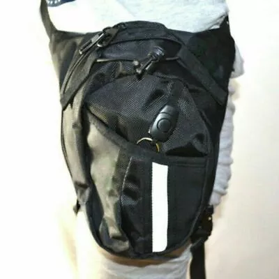 Motorcycle Waterproof Hip Bum Belt Bag Thigh Waist Belt Pack Drop Leg Bag • $14.48