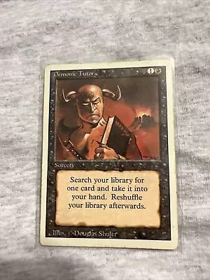 $15 • Buy MTG Demonic Tutor Revised Edition Regular Uncommon