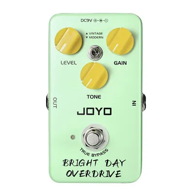 JOYO Vintage Overdrive Pedal With Modern/Retro Tone For Electric Guitar Bass • $39.99