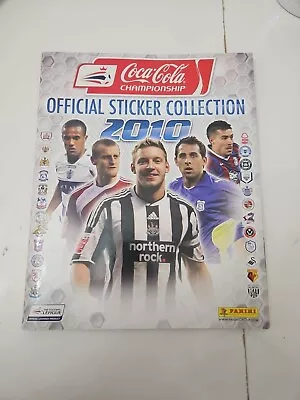 Panini Coca Cola Championship 2010 Football Sticker Album Book 100% Complete • £99.99