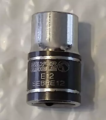 MATCO TOOLS  Silver Eagle  SEBRE12 3/8  DR. E12 INVERTED/RECESSED TORX SOCKET. • $13.59