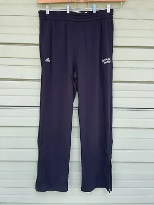 New Men Nba Miami Heat Adidas Warm Up Pants Practice Black Size 2xl+l2 #4800c • $71.99