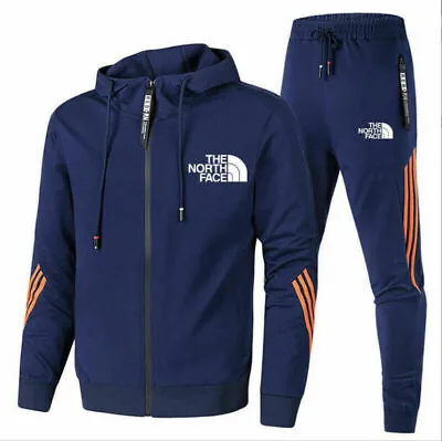 Mens Sets Jogging Suit Sportswear Casual Tracksuit Gym Sweat Suit Sportswear New • £28.79