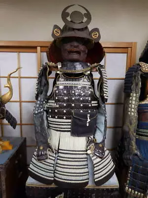 Samurai Armor YOROI KABUTO MENPO Japanese Antique Set Late 19th Century • $5900