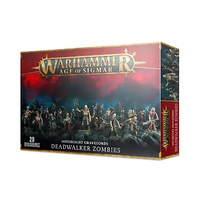 DEADWALKER ZOMBIES SOULBLIGHT GRAVELORDS Warhammer AOS NIB • $51