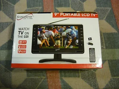 Supersonic SC-499 9  Portable Rechargeable Digital LCD TV - Missing The Stand • $49.95