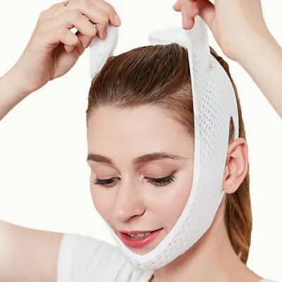 $8.87 • Buy Facial Lifting Cheek Band V-Line Chin Cheek Lift Up Belt Anti Wrinkle Bandage US