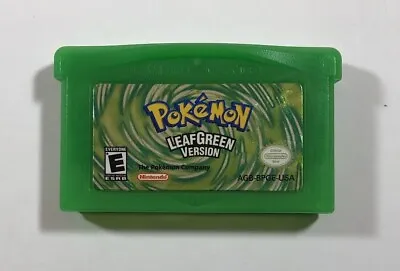 Pokemon: Leaf Green Version (Game Boy Advance 2004) Authentic GBA - Fast Ship • $199.97