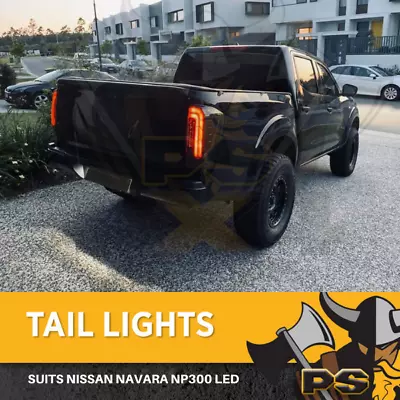 Smoke LED Tail Rear Lamp Lights For Nissan Navara NP300 D23 2015-2020  • $220