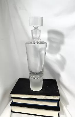 Vera Wang Wedgwood Lead Crystal Illusion Decanter • $120