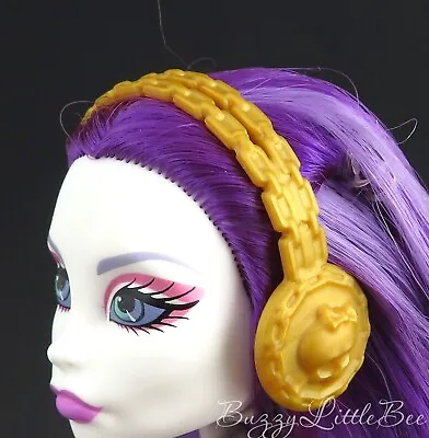 Monster High Doll Spectra Vondergeist 13 Wishes Gold Chain DJ Headphones • $5.24