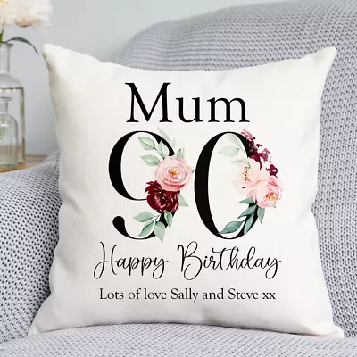 90th Birthday Cushion - 90th Birthday Gift - 90th Birthday • £10.95