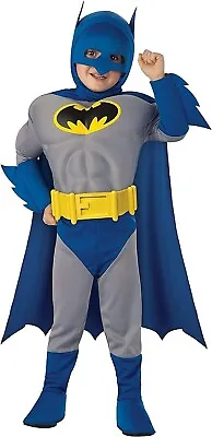 DC Comics Batman Muscle Chest 3D Halloween Costume Toddler 2-4 BRAND NEW • $10.99