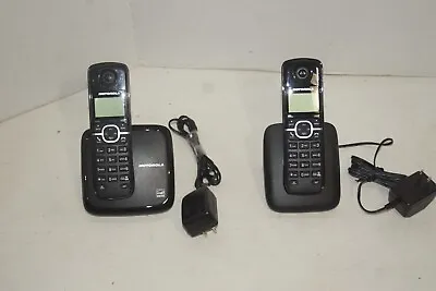 MOTOROLA -  Cordless Phone L603m With 2 Handset Used • $22