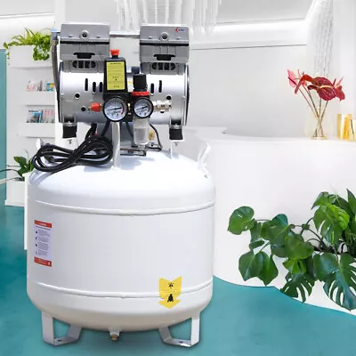 40L Dental Medical Air Compressor Silent Air Compressor Oilless 115PSI 0.75KW • $304.01