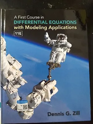 $159.99 • Buy First Course In Differential Equations W Modeling Applications By Zill. 11th Ed.