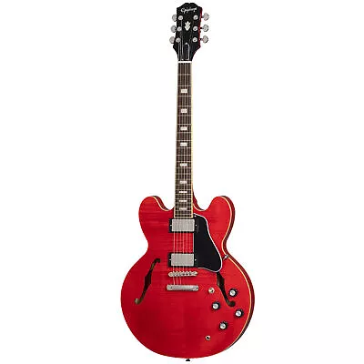 Epiphone Marty Schwartz ES-335 Semi-Hollow Guitar 3A Flame Maple Sixties Cherr • $782