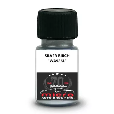 $14.88 • Buy General Motors Silver Birch 926L Touch Up Paint Kit With Brush 2 Oz SHIPS TODAY