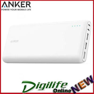 $108 • Buy Anker PowerCore 26800mAh 3xUSB Portable Power Bank PowerIQ - White
