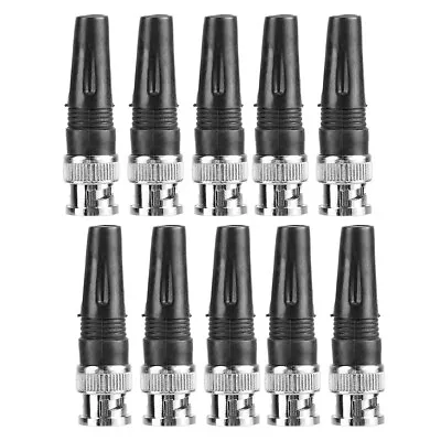 10pc BNC Wiring Straight Male Adapter Connector Converter For Camera Video C BEA • $9.78