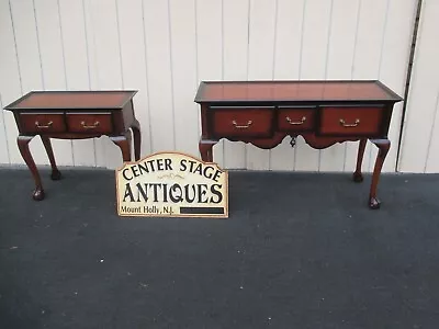 64067   BOMBAY Furniture 2 Drawer Mahogany Console Table Sideboard Server • $325