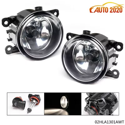 Pair Fog Lights Lamps 55W H11 Bulbs Driver Side Fit For Acura Honda Ford Nissan • $15.46