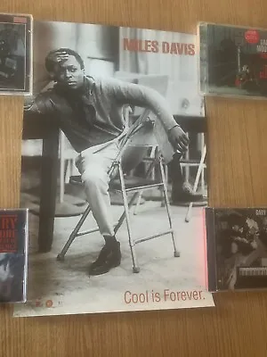 Miles Davis 2001 Cool Is Forever Promo Poster Essential Catalog Complete Box Set • $18