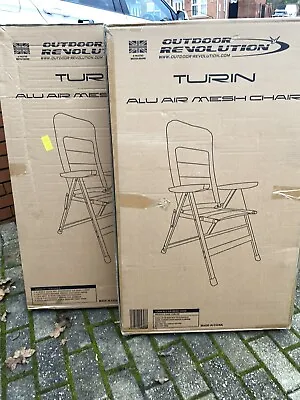 Outdoor Revolution Turin Camping Chairs BRAND NEW UNOPENED. Tent Caravan • £100