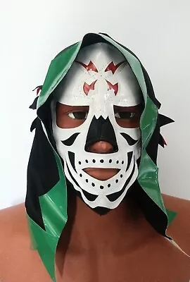 La Parka/ Death Skull!wrestling-luchador Mask!! La Muerte!! Awesome!! Handmade!! • $17.99