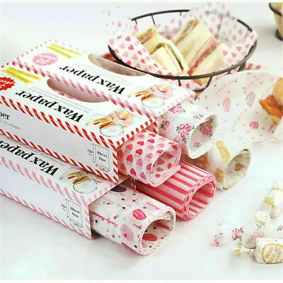 £3.47 • Buy 50PC Food Wrapping Wax Paper Oilpaper Greaseproof Baking Sandwich Packing Papers