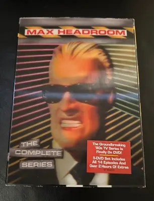 Max Headroom The Complete Series 5 Disc DVD 1987 Region 1 SEALED! • $47.31