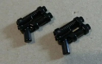 £2.79 • Buy Lego 95199 - 4659662 Minifigure, Weapon Gun, Two Barrel Pistol Black X2**
