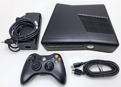 Microsoft XBox 360 S Slim 250GB Black Video Game Console System 360S Bundle • $166.20