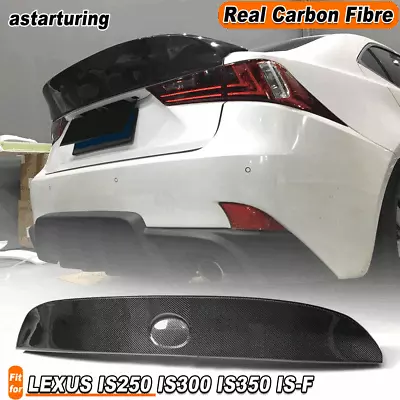 For LEXUS IS250 IS300 IS350 IS-F 2013-15 REAL CARBON Rear Trunk Spoiler Wing Lip • $371.79