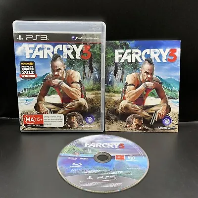 PlayStation 3 | FAR CRY 3 | PAL Game | Tested | Complete With Manual • $7.55