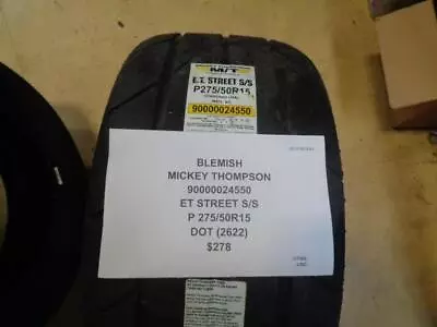 1 Mickey Thompson Et Street S/s P 275 50 15 Blemished Tire 90000024550 Bq1 • $233.09