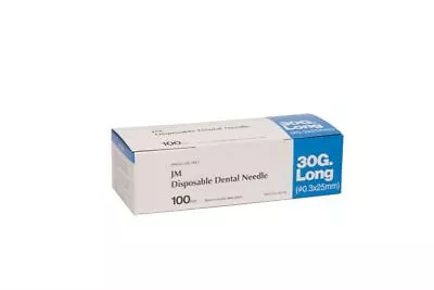 J Morita 20-30GL Disposable Dental Needles Plastic Hub 30 Gauge Long 100/Bx • $13.97