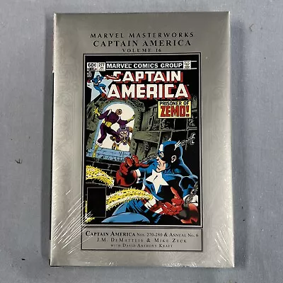 MARVEL MASTERWORKS CAPTAIN AMERICA Volume #16 Hard Cover (2024) Global Shipping • $48.95