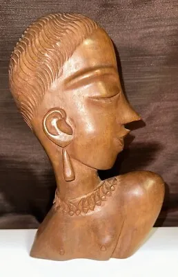African Native Art Deco Wood Sculpture Possibly By: Karl Hagenauer • £33.75