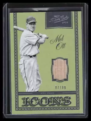 2016 Prime Cuts Icons Bats IBMO Mel Ott Bat 7/99 • $20