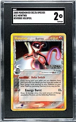 SGC 2 2005 Pokemon TCG EX Delta Species #12 Mewtwo Stamped Reverse Holofoil • $0.99