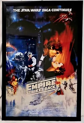 Star Wars The Empire Strikes Back 11x17 FRAMED Movie Poster Art Print • $49.95