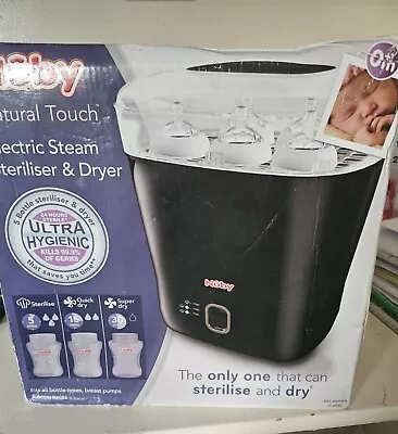 Nuby W99050 5-Bottle Electric Steam Sterilizer And Dryer - Black  • £59.90