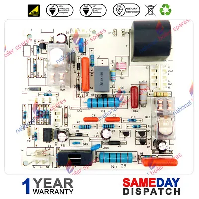 Ideal Classic 30nf 40nf 50nf 60nf 70nf 80nf Boiler Pcb (25e) 173799 • £34.80